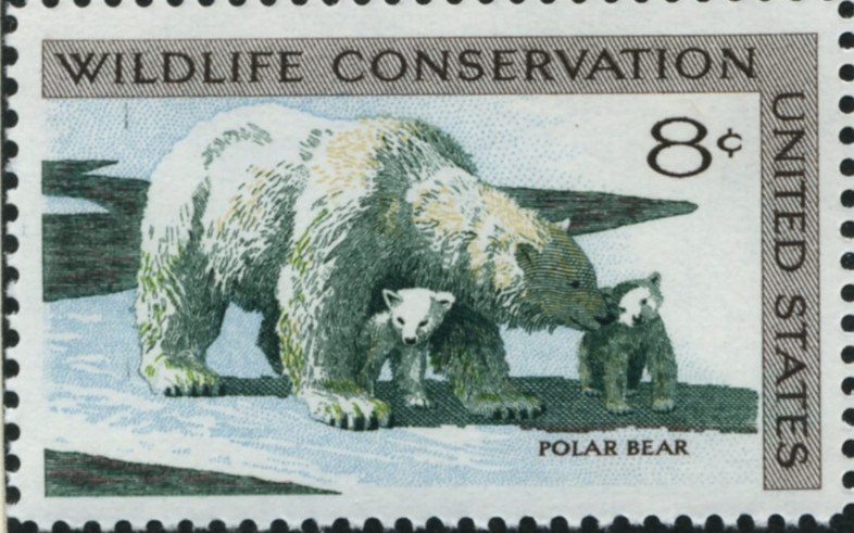 Scott 1429 8 Cent Stamp Polar Bear