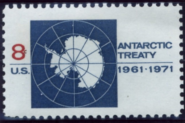 Scott 1431 8 Cent Stamp Antarctic Treaty