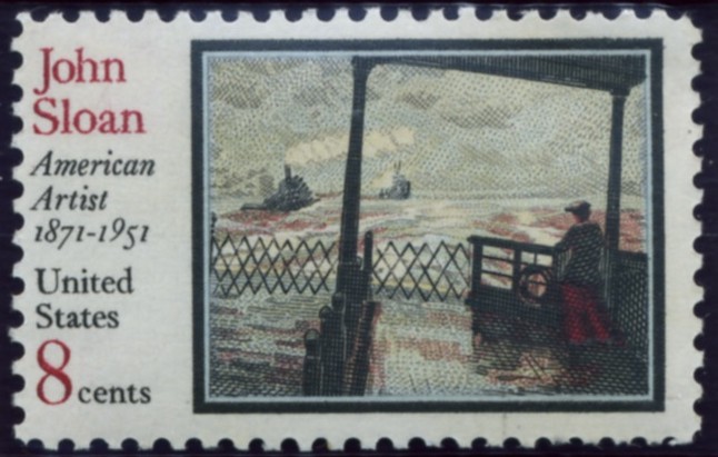 Scott 1433 8 Cent Stamp John Sloan