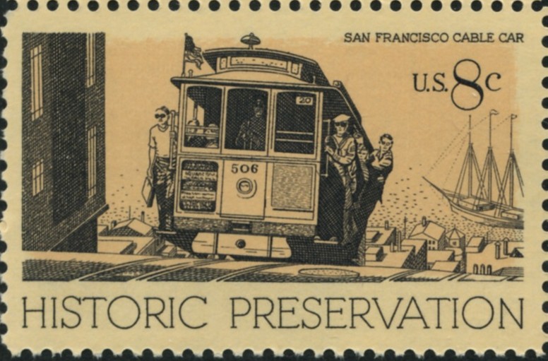 Scott 1442 8 Cent Stamp San Francisco Cable Car