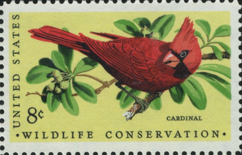 Scott 1465 8 Cent Stamp Cardinal