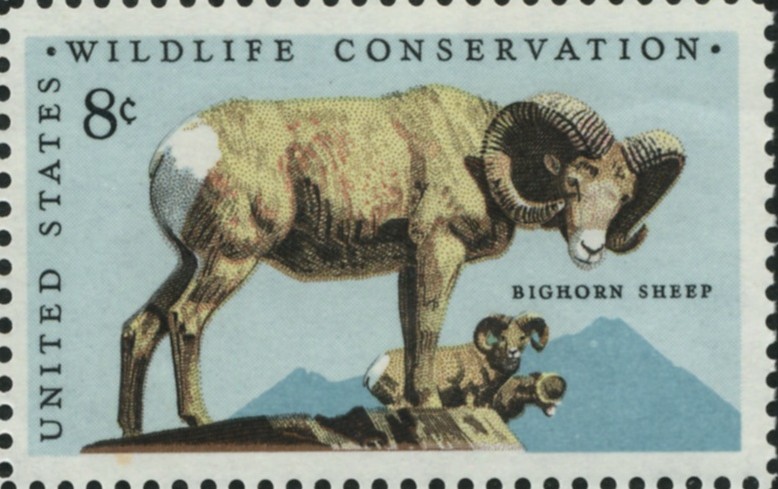 Scott 1467 8 Cent Stamp Bighorn Sheep