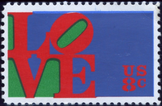 Scott 1475 8 Cent Stamp Love