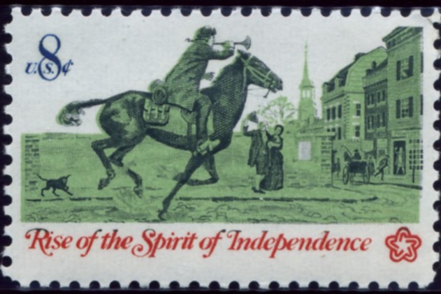 Scott 1478 8 Cent Stamp Spirit of Independence Post Rider