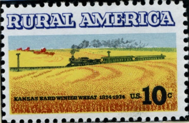 Scott 1506 10 Cent Stamp Kansas Hard Winter Wheat