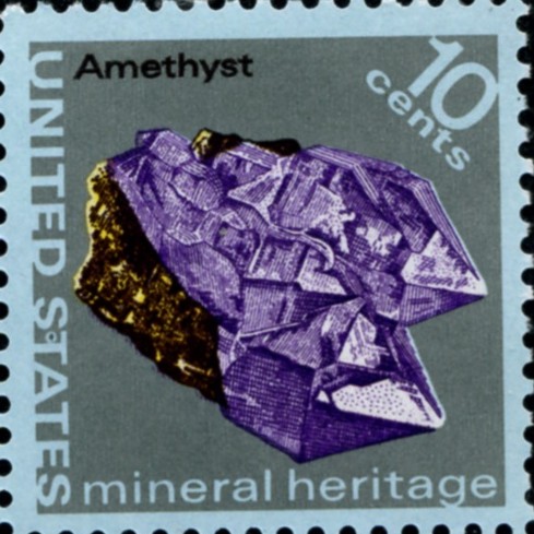 Scott 1539 10 Cent Stamp Minerals Tourmaline