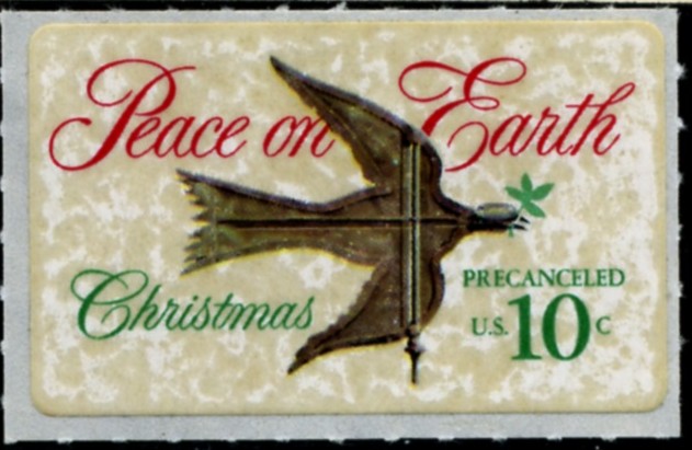 Scott 1552 10 Cent Stamp Christmas Weather Vane