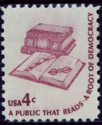 Scott 1585 4 Cent Stamp Book and Spectacles
