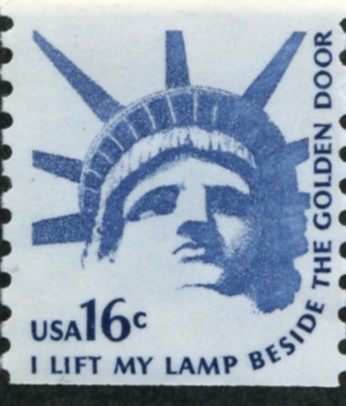 Scott 1619 16 Cent Coil Stamp Statue of Liberty