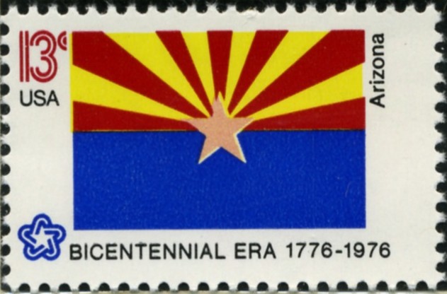 Scott 1680 13 Cent Stamp Arizona State Flag