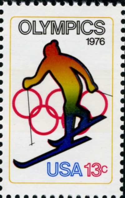 Scott 1696 13 Cent Stamps Olympics Skiing