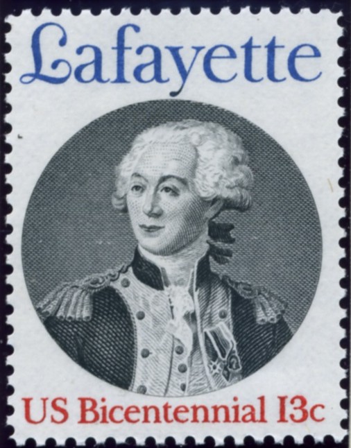 Scott 1716 13 Cent Stamp Lafayette