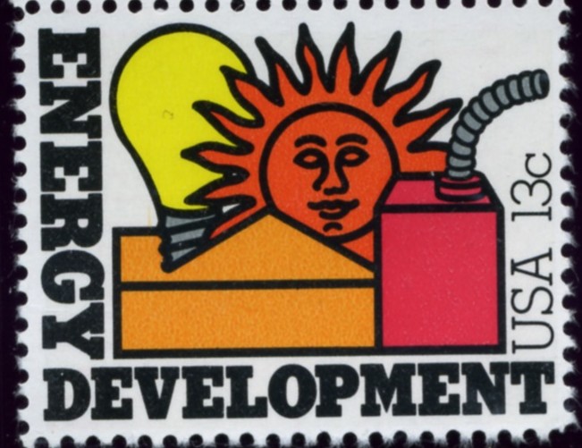 Scott 1724 13 Cent Stamp Energy Development