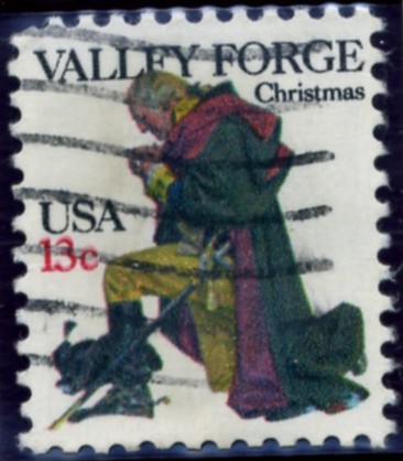 Scott 1729 13 Cent Christmas Stamp Valley Forge
