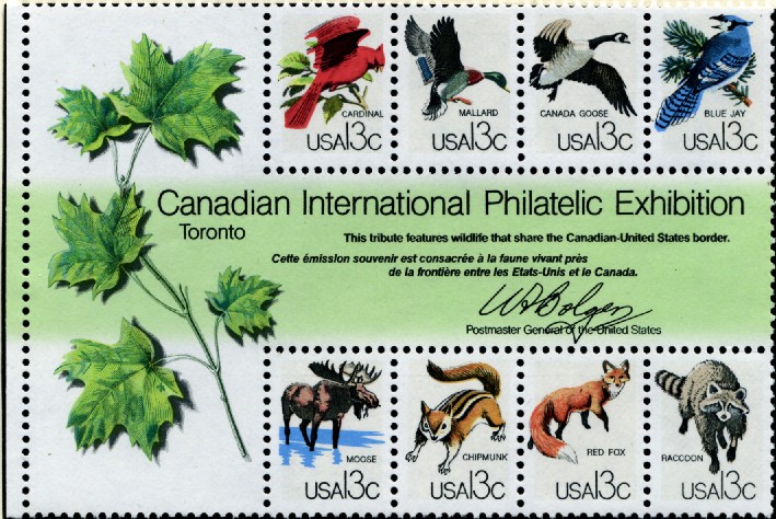 Scott 1757 13 Cent Stamps Canadian International Philatelic Exhibition