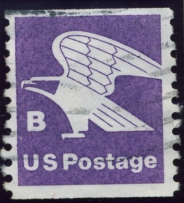 Scott 1820 18 Cent Coil Stamp B Rate Eagle