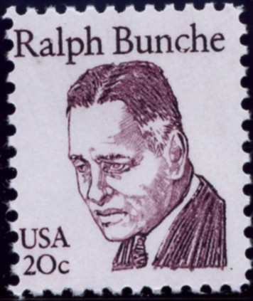 Scott 1860 20 Cent Stamp Ralph Bunche