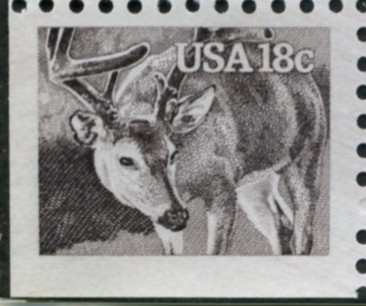 Scott 1888 18 Cent Stamp White Tailed Deer