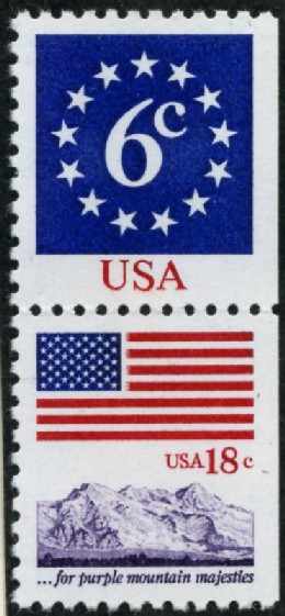 Scott 1892 and 1893 6 and 18 Cent Stamps Pair