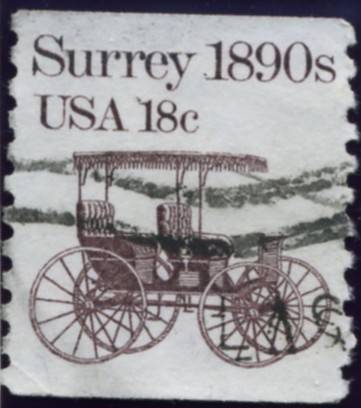 Scott 1907 18 Cent Coil Stamp Surrey