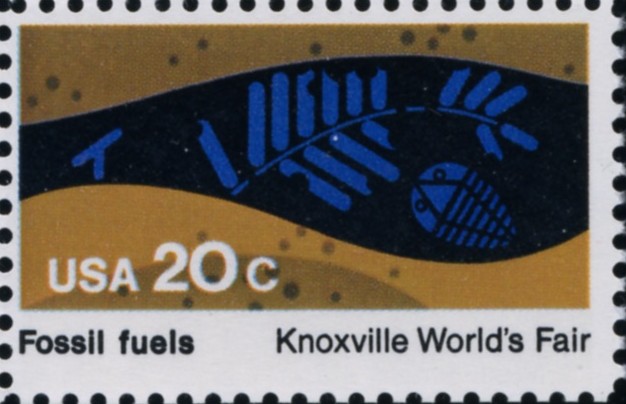 Scott 2009 20 Cent Stamp Knoxville World's Fair Fossil Fuels