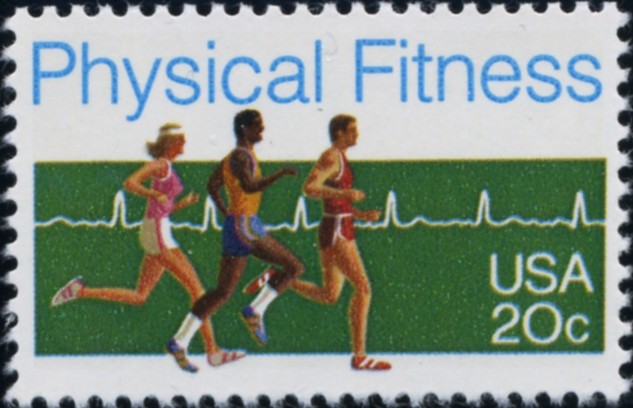 Scott 2043 20 Cent Stamp Physical Fitness
