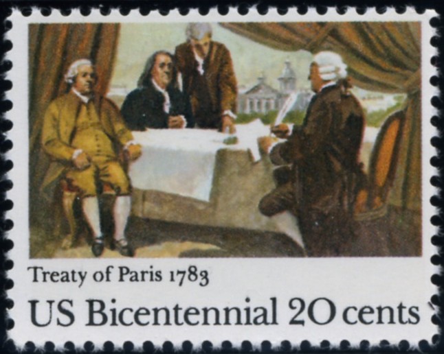 Scott 2052 20 Cent Stamp Treaty of Paris
