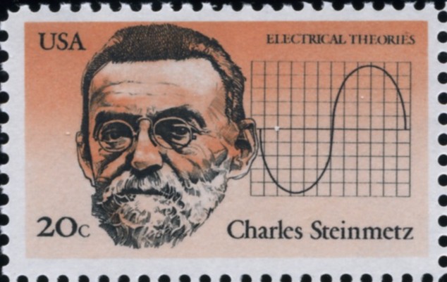 Scott 2055 20 Cent Stamp Charles Steinmetz Electrical Theories