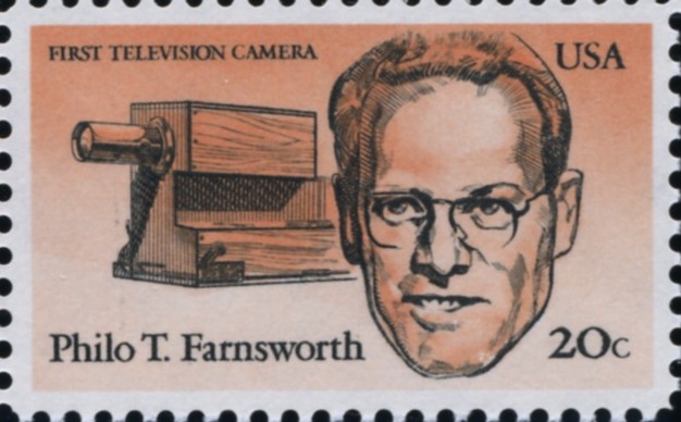 Scott 2058 20 Cent Stamp Philo Farnsworth First Television Camera