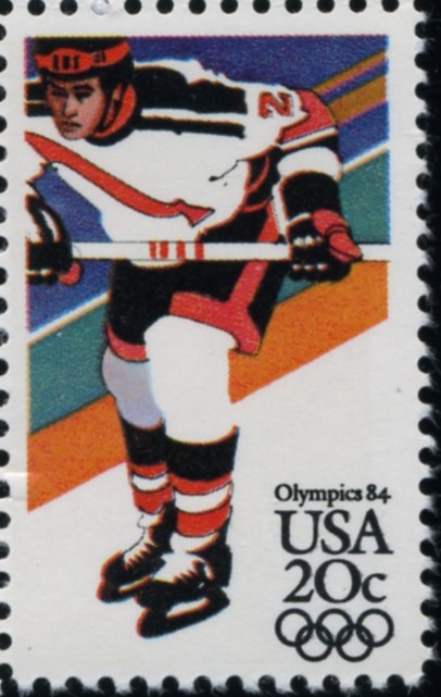 Scott 2070 20 Cent Stamps 1984 Winter Olympics Hockey