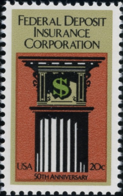 Scott 2071 20 Cent Stamp FDIC Federal Deposit Insurance Corporation