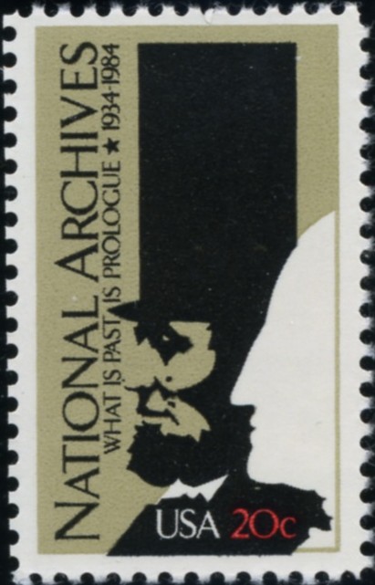 Scott 2081 20 Cent Stamp National Archives