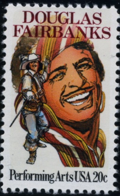 Scott 2088 20 Cent Stamp Performing Arts Douglas Fairbanks
