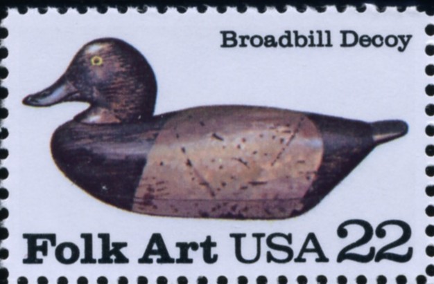 Scott 2138 22 Cent Stamp Folk Art Broadbill Decoy