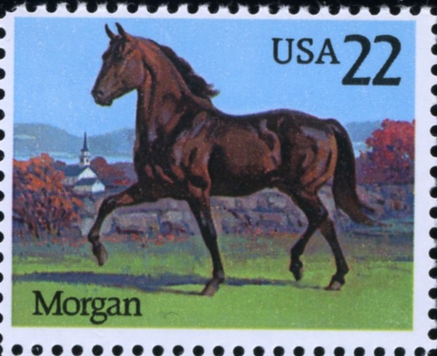 Scott 2156 22 Cent Stamp Morgan Horse