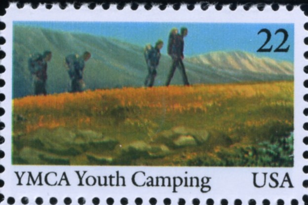 Scott 2160 22 Cent Stamp YMCA Youth Camping
