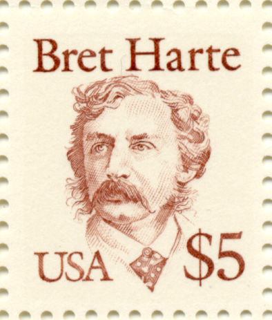 Scott 2196 5 Dollars Bret Harte Stamp