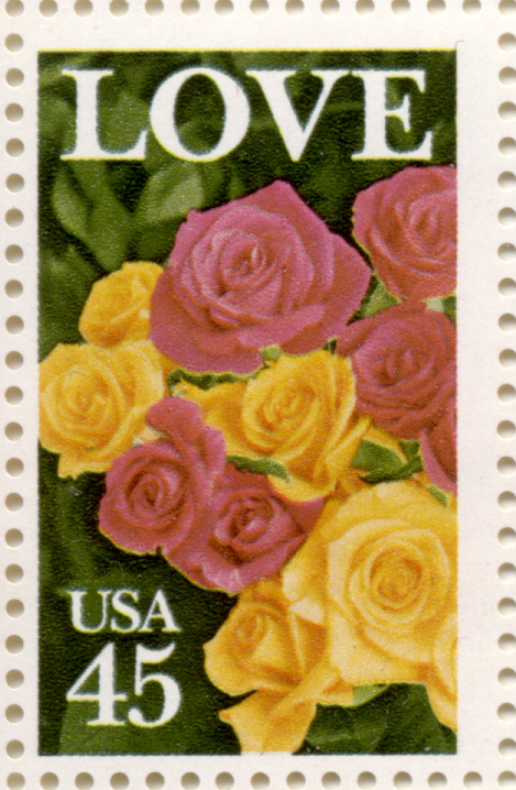 Scott 2379 45 Cents Rose Love Stamp