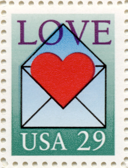 Scott 2618 Heart In Envelope 29 Cent Love Stamp