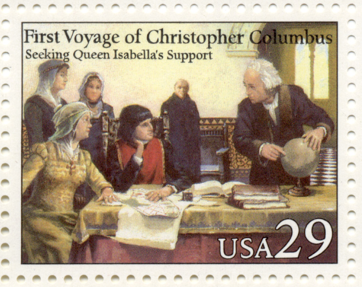 Scott 2620 Christopher Columbus Seeking Queen Isabella's Support 29 Cent Stamp