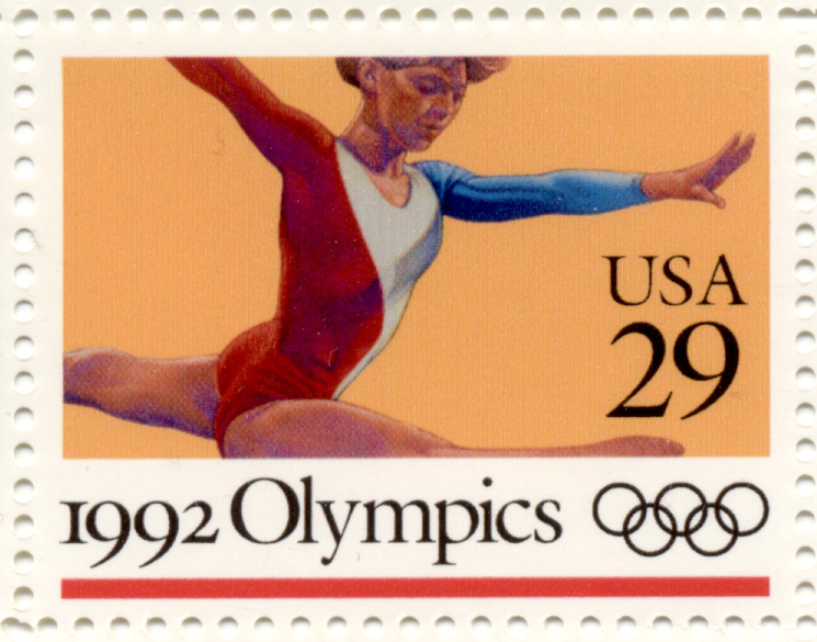 Scott 2638 1992 Summer Olympics Gymnastics 29 Cent Stamp