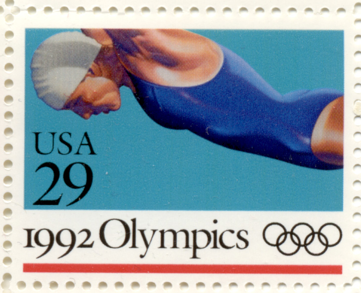 Scott 2641 1992 Summer Olympics Diving 29 Cent Stamp