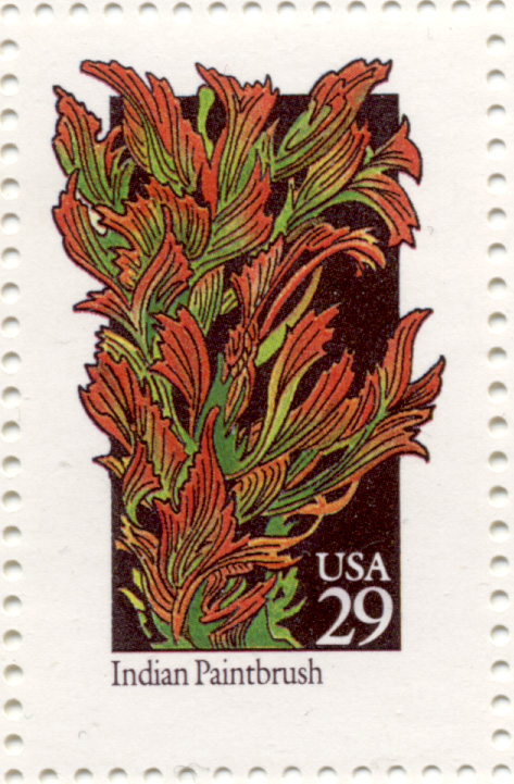 Scott 2647 Wildflowers Indian Paintbrush 29 Cent Stamp