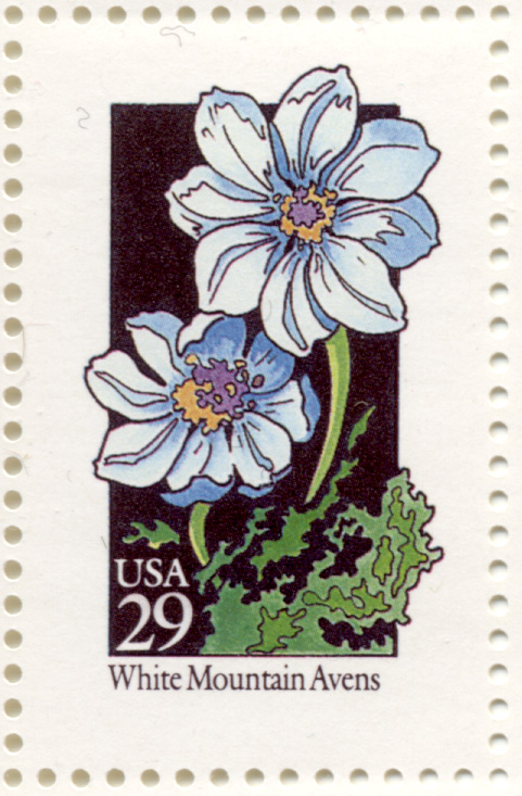 Scott 2661 Wildflowers White Mountain Avens 29 Cent Stamp