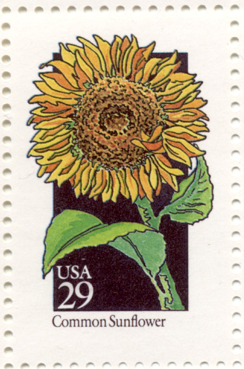 Scott 2666 Wildflowers Common Sunflower 29 Cent Stamp