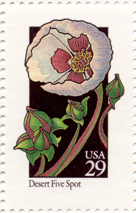 Scott 2690 Wildflowers Desert Five Spot 29 Cent Stamp