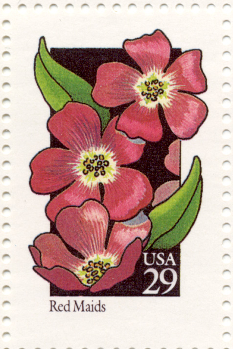 Scott 2692 Wildflowers Red Maids 29 Cent Stamp