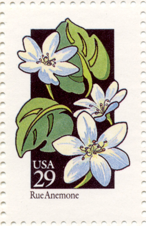 Scott 2694 Wildflowers Rue Anemone 29 Cent Stamp