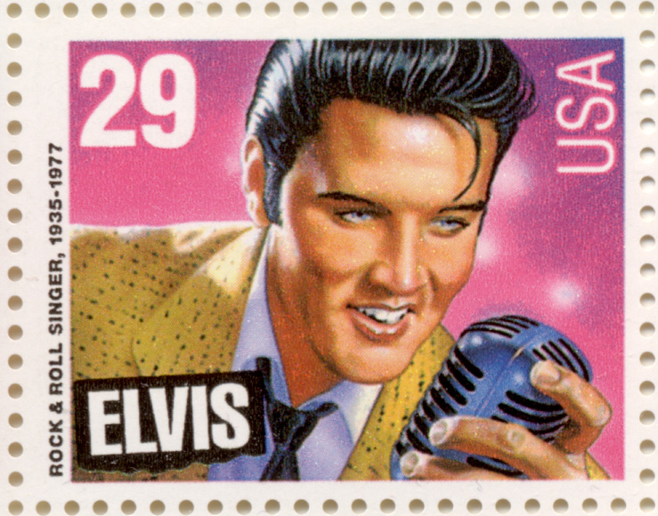 Scott 2721 Yong Elvis 29 Cent Stamp