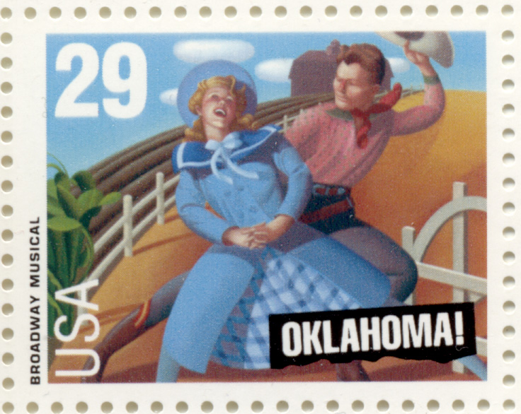 Scott 2722 Oklahoma! 29 Cent Stamp